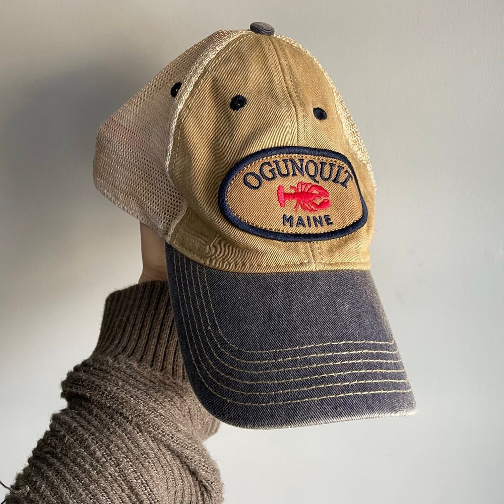 Vintage Legacy Ogunquit Maine Hat Mesh Trucker Hat Snapback